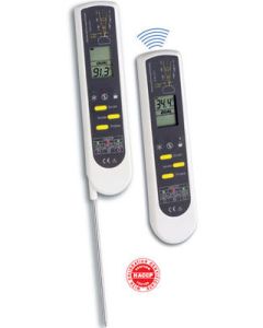 Lämpömittari infrapuna- ja piikkianturilla
