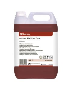 TASKI Sani 4 in 1 Plus Conc 2x5L - Pesutilojen puhdistusaine, kalkinpoistoaine, desinfiointiaine ja hajunpoistoaine, BPR-hyväksytty.