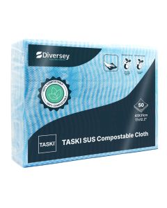 Sinivalkoinen, koko 35x61cm. Hygieeninen rakenne. Huuhtoutuu hyvin ja kuivuu nopeasti. Paketissa 50 pyyhettä.

Kierrätysohje: koko tuote energiajätettä.