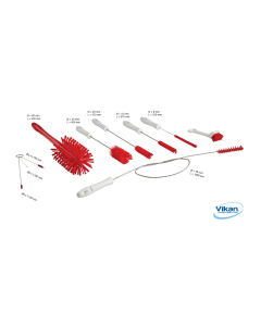 Pehmiskoneen harjasetti,punainen